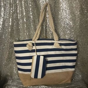 * Blue/white Chadwick’s Of Boston Tote NWOT
